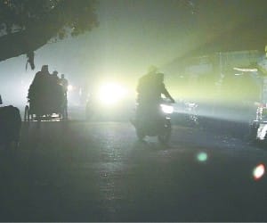 Coldest night in Lucknow.